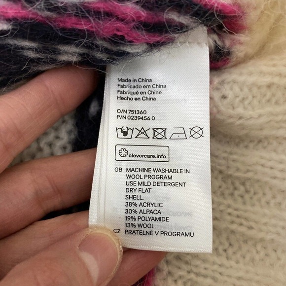 Label of Graded Goods Women's Size XS Alpaca Blend Long Sleeve Pullover Sweater - Picture 5 of 6